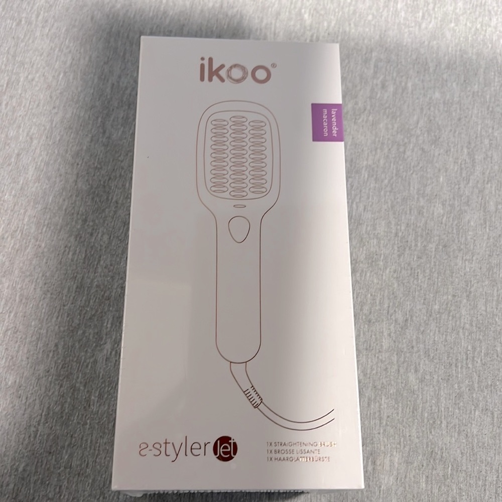 NWT. IKOO E Styler Jet Straightening Brush
